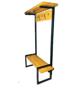 Masszív fémvázas fogas állvány 206 cm – ipari ruhatartó, új és rendelhető