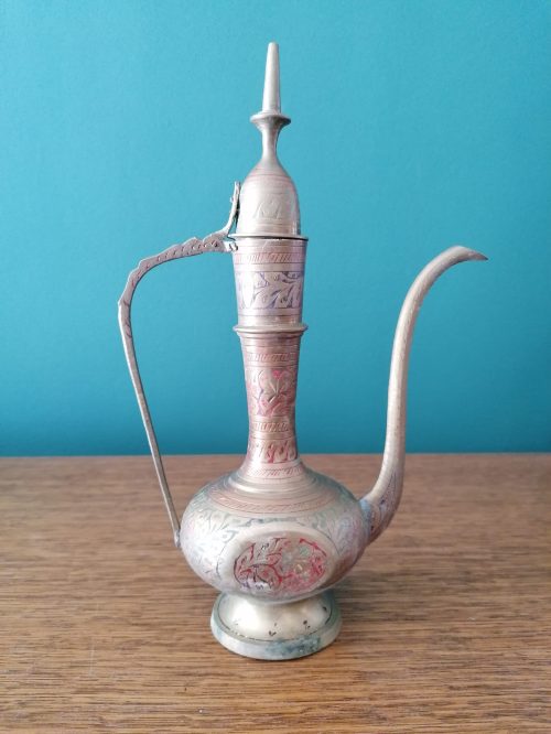 vintage réz kávéskanna elegáns dekoráció tökéletes ajándék yupie
