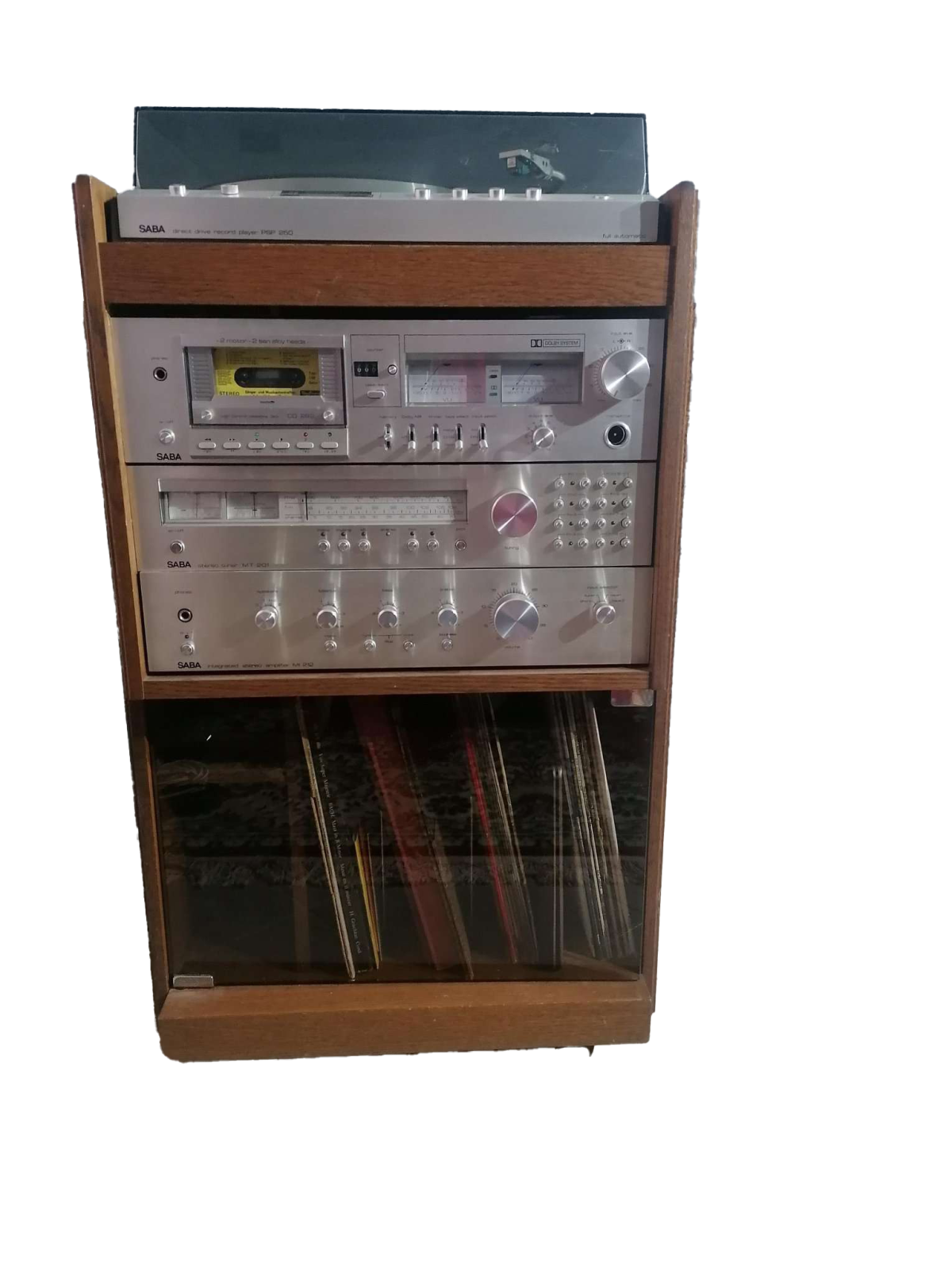 SABA lemez- és kazetta lejátszó, elektronika, yupie