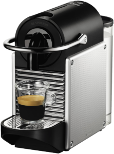 Új Nespresso Pixie kávéfőző kapszulás espresso gép kompakt design gyors kávékészítés