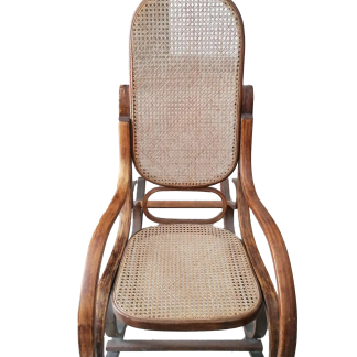 Vintage Thonet hintaszék, bútorok, yupie