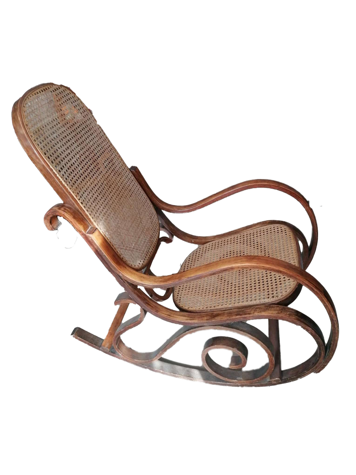 Vintage Thonet hintaszék, bútorok, yupie