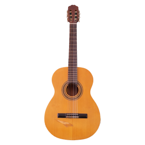 Akusztikus gitár 6 húros fa testű hangszer jó állapotban