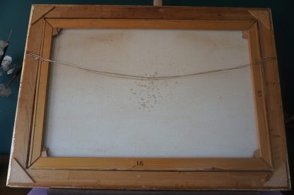 Téli naplemente a tónál (aláírt, alkotó ismeretlen, eredeti cím ismeretlen), dekoráció, képek
