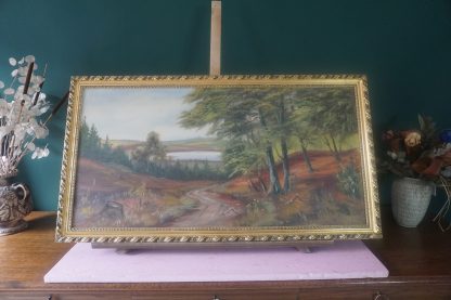A. Elligaard Erdőszéli tájkép (aláírt, eredetti cím ismeretlen), dekoráció, képek, yupie