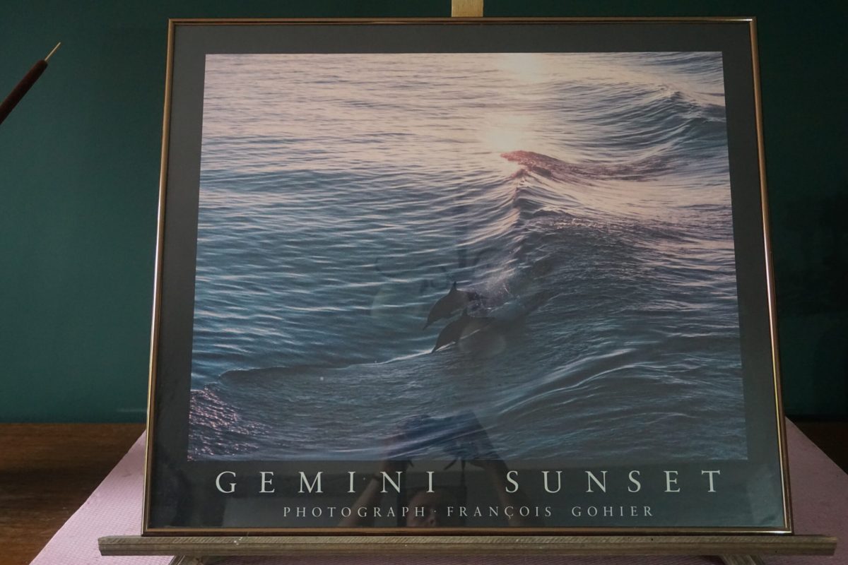 Francois Gohier Gemini Sunset papír poszter kerettel, üveg borítással, dekoráció, képek, yupie