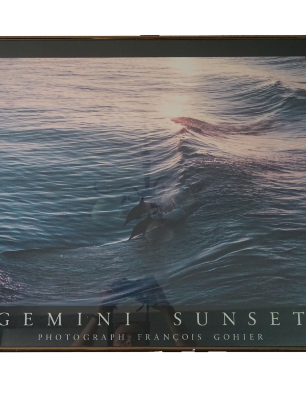 Francois Gohier Gemini Sunset papír poszter kerettel, üveg borítással, dekoráció, képek, yupie
