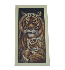 Tigriseket ábrázoló dekor falikép nyomtatott plakát kivitelben