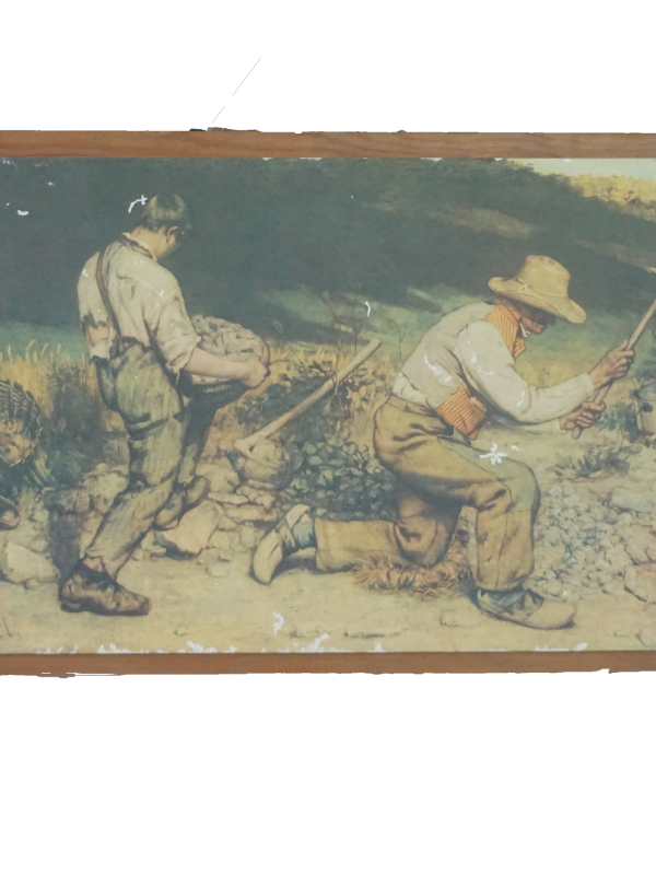 Gustave Courbet plakázs kép reprodukció A kőtörők (keret nélkül), dekoráció, képek, yupie