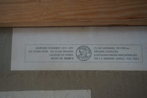 Gustave Courbet plakázs kép reprodukció A kőtörők (keret nélkül), dekoráció, képek, yupie
