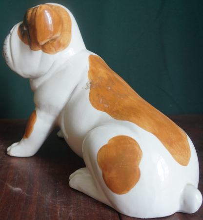 Kerámia bulldog dekorfigura, dekoráció, yupie