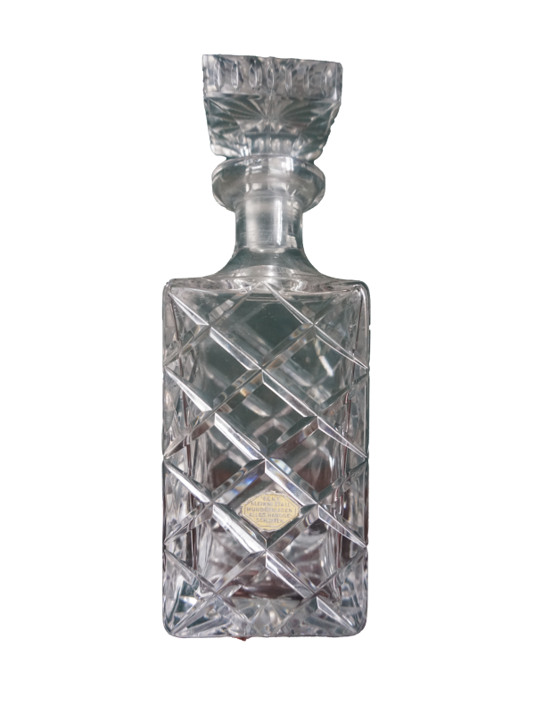 Kristály whiskys üveg dugóval, háztartási cikkek, konyyhai eszközök, yupie