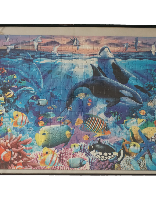 Tengeri puzzle kép (204 darabos, keretben, üveg borítással), dekoráció, képek, yupie