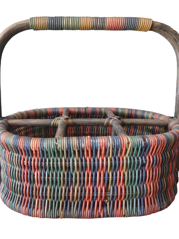 színes fonott kosár, háztartási cikkek, fonott kosarak, yupie