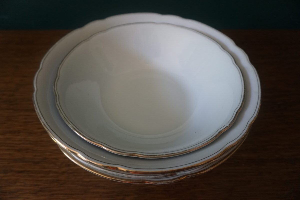 Fehér Bavaria porcelán étkészlet, háztartási cikkek, konyhai eszközök, yupie