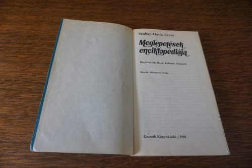 Szuhay-Havas Ervin Meglepetések enciklopédiája, könyvek, yupie