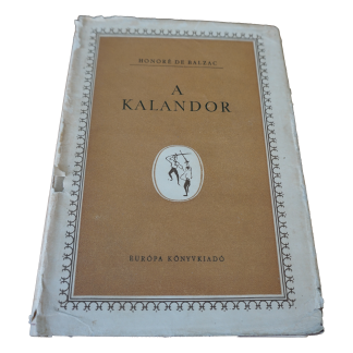 Honoré de Balzac A kalandor, könyvek, yupie