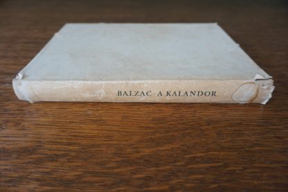 Honoré de Balzac A kalandor, könyvek, yupie