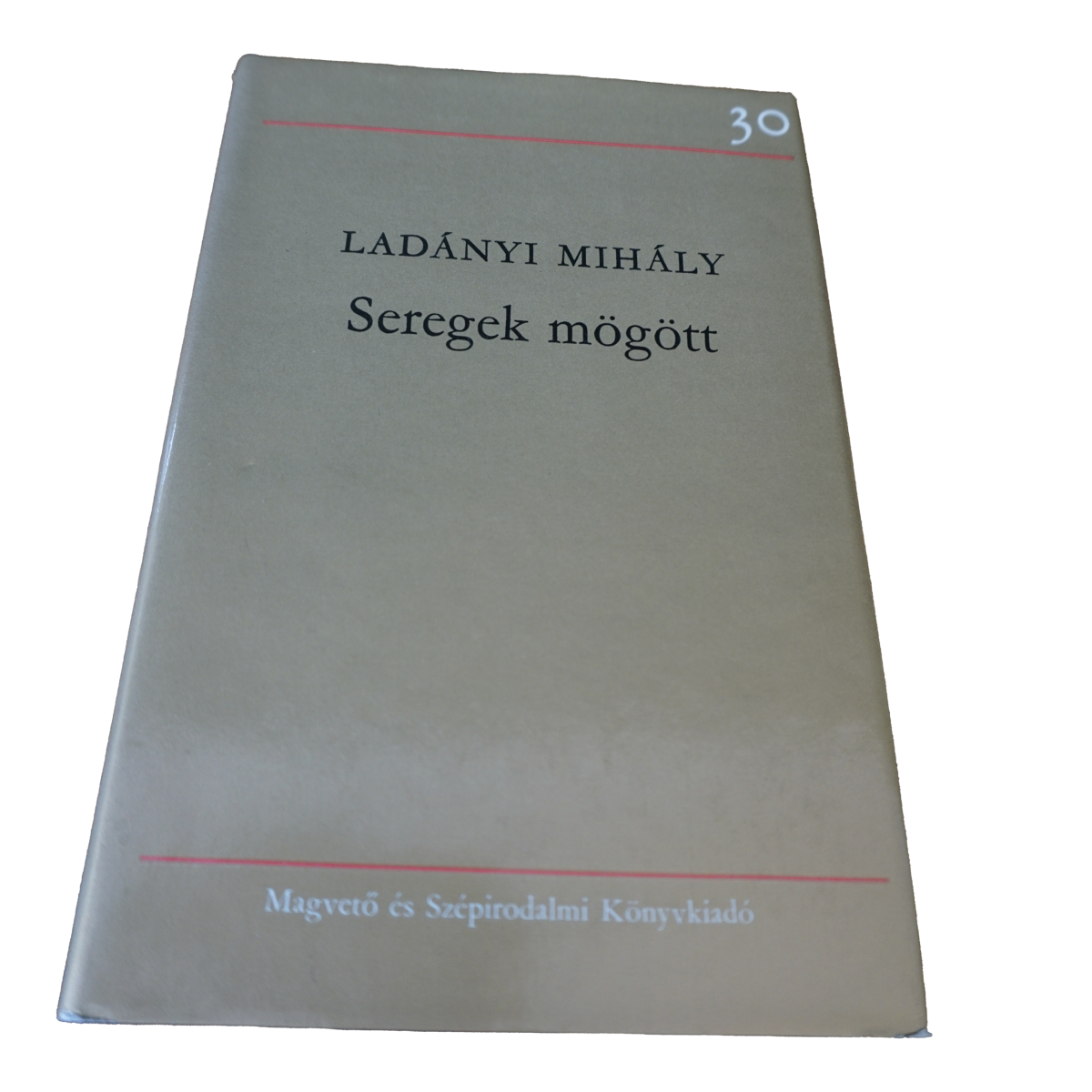 Ladányi Mihály Seregek mögött, könyvek, yupie