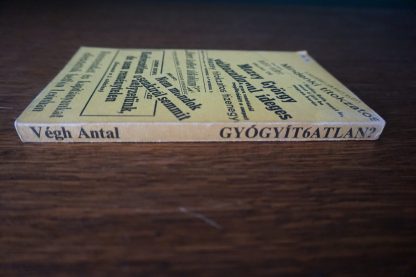 Végh Antal Gyógyít6atlan, könyvek, yupie