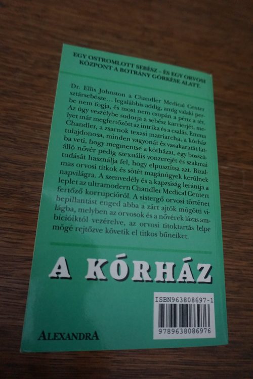 Tyler Cortland A kórház, könyvek, yupie