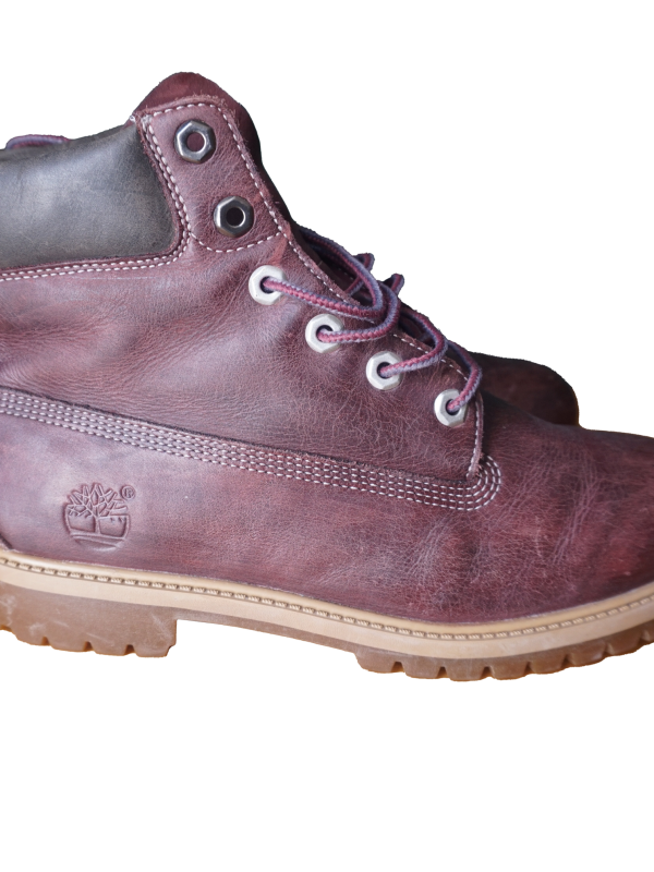 Bordó Timberland bakancs, cipők, női cipők, yupie