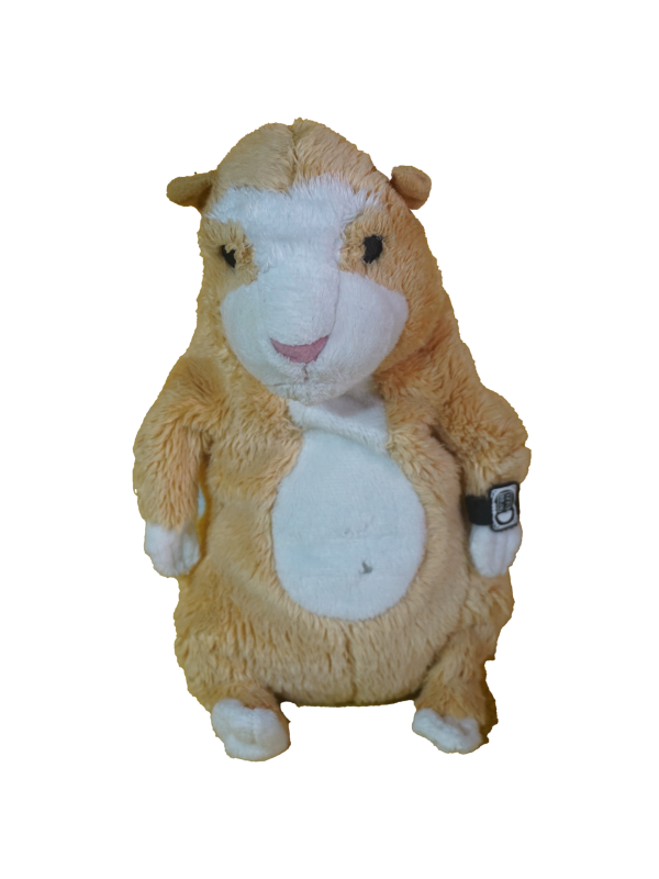 Hörcsög plüssfigura, gyerekjátékok, plüssök, yupie