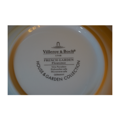 Villeroy and Boch tányér és leveses tál gyümölcs témájú díszítéssel, háztartási cikkek, konyhai eszközök, yupie