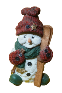 LaVida hóember karácsonyi dekoráció, téli ünnepi beltéri dísztárgy