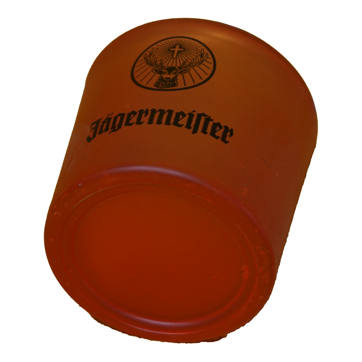 Piros Jägermeister mécsestartó, dekoráció, gyertyatartók, yupie