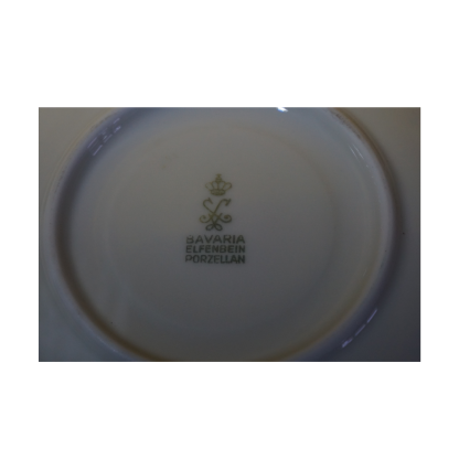 Bavaria Elfenbein porcelán szett (csésze, csészealj és desszertes tányér), háztartási cikkek, konyhai eszközök, yupie