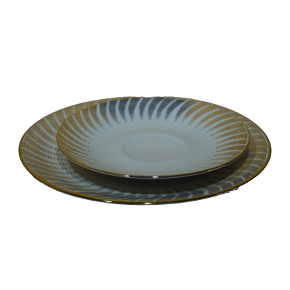 Bavaria Elfenbein porcelán szett (csésze, csészealj és desszertes tányér), háztartási cikkek, konyhai eszközök, yupie