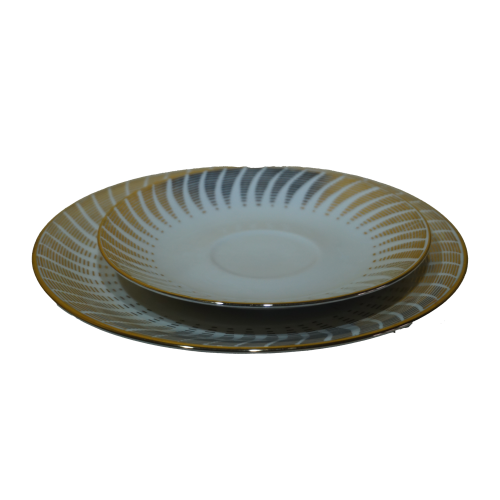 Bavaria Elfenbein porcelán szett (csésze, csészealj és desszertes tányér), háztartási cikkek, konyhai eszközök, yupie