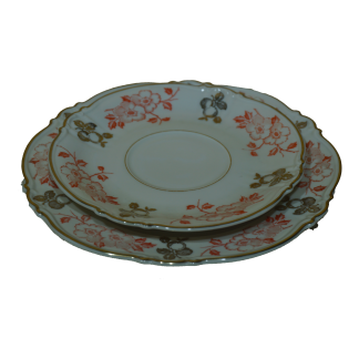 Heinrich & Co porcelán szett (csésze, csészealj és desszertes tányérok), háztartási cikkek, konyhai eszközök, yupie