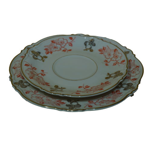 Heinrich & Co porcelán szett (csésze, csészealj és desszertes tányérok), háztartási cikkek, konyhai eszközök, yupie