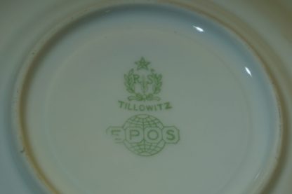 Tillowitz Epos porcelán szett (csésze, csészealj és desszertes tányér), háztarrtási cikkek, konyhai eszközök, yupie
