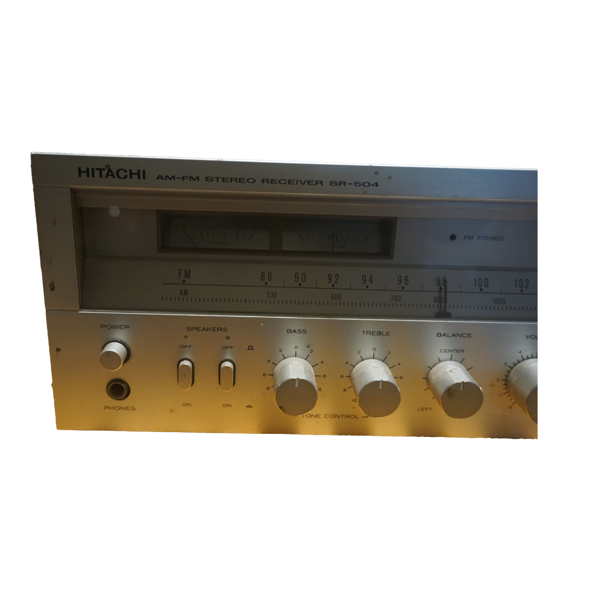 Hitachi SR-504 sztereó erősítő, elektronika, yupie
