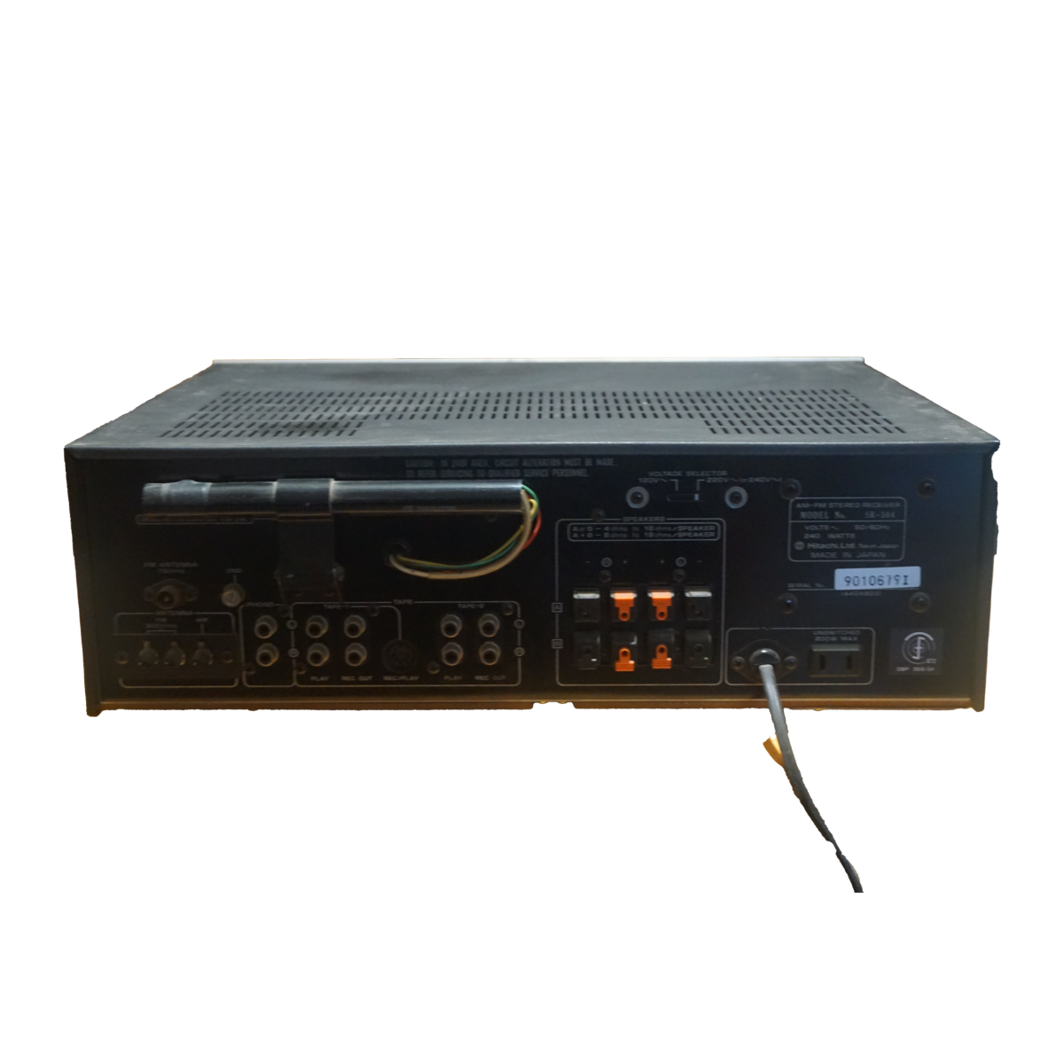 Hitachi SR-504 sztereó erősítő, elektronika, yupie