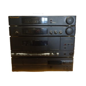 Schneider MIDI 2280 vintage HiFi rendszer CD-lejátszóval és dupla kazettás deckkel