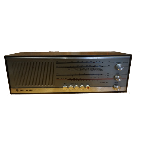 Telefunken Dacapo 101 rádió, elektronika, yupie
