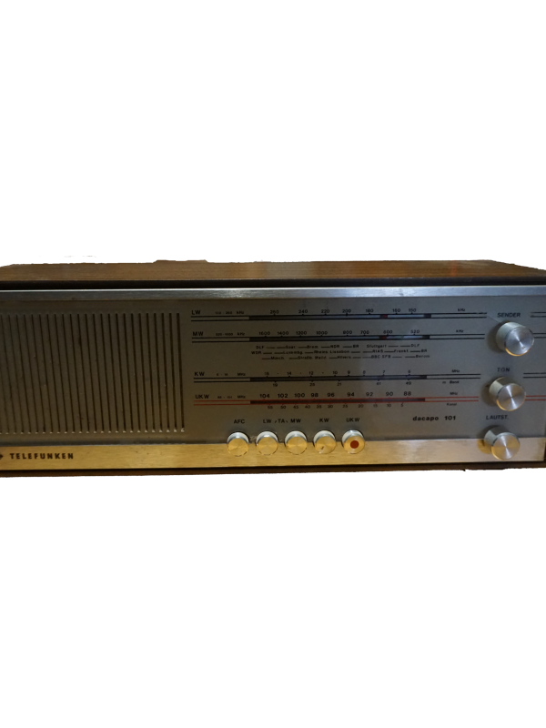 Telefunken Dacapo 101 rádió, elektronika, yupie