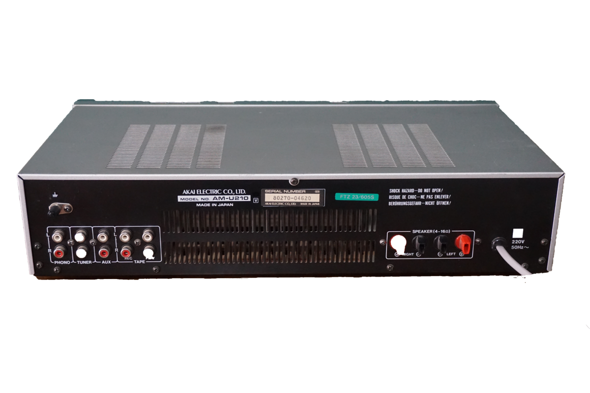 Akai AM-U210 sztereó integrált erősítő, zene, zenei eszközök, elektronika, yupie