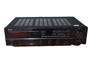 Denon DRA-335R sztereó rádióerősítő előlap – vintage japán Hi-Fi receiver