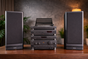 Philips prémium Hi-Fi rendszer (FA 291 / FT 291 / CD 230 / FP 260) + eredeti Philips hangsugárzók – klasszikus ’90-es évek hangzás