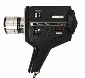 Bell & Howell Director Series XL Super 8 kamera fehér háttéren