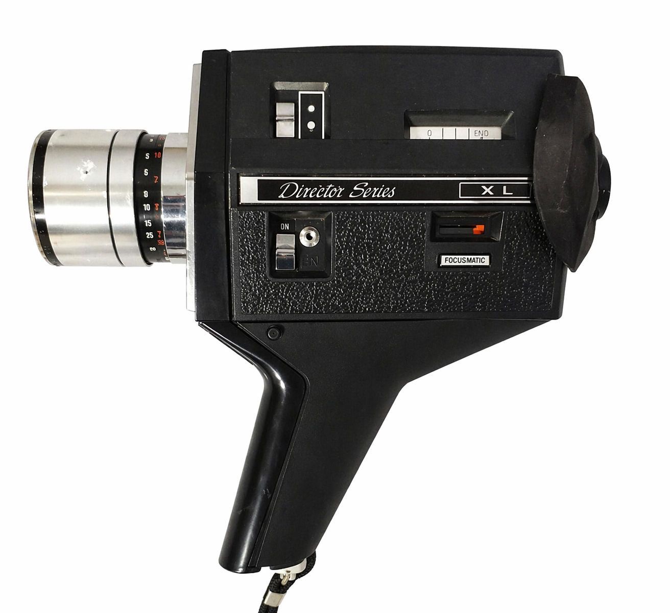 Bell & Howell Director Series XL Super 8 kamera fehér háttéren