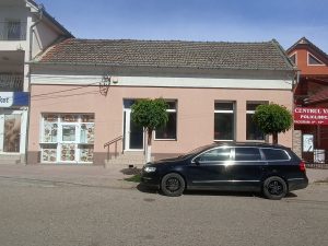 Eladó kereskedelmi és lakóingatlan Valea lui Mihaiban - külső nézet