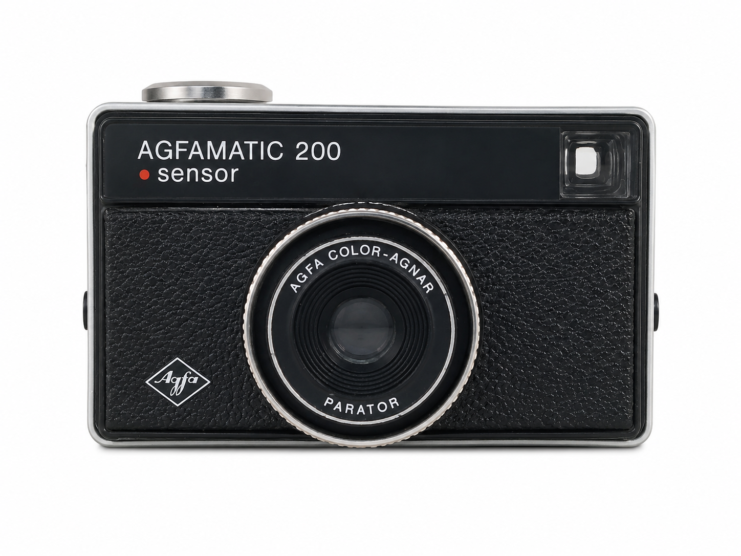 Agfa Agfamatic 200 Sensor vintage filmes fényképezőgép fehér háttéren