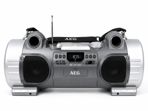 AEG SRP 4342 hordozható CD MP3 boombox USB SD kártya FM rádió hangrendszer
