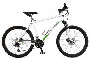 Rockrider RR 5.3 mountain bike fehér alumínium vázzal és tárcsafékekkel